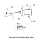 Direct Insert Type Level Switch