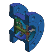 Non Slam Nozzle Check Valve